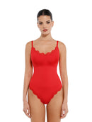 Seamless Laced Thong Bodysuit