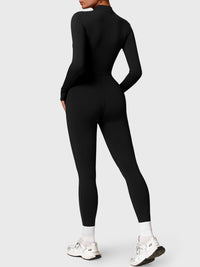 Bella Fleece Long Sleeve Zipper Jumpsuit