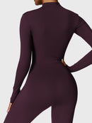 Bella Fleece Long Sleeve Zipper Jumpsuit